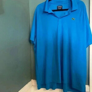 Lacoste 4XL men’s bright blue polo shirt